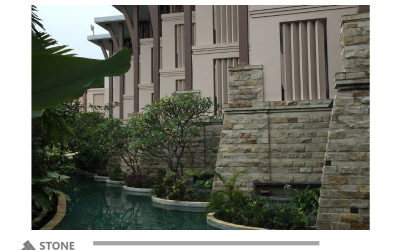 Indonesia Sandstone Tile Improve the Natural Ambiance at Sofitel Nusa Dua Resort, Bali