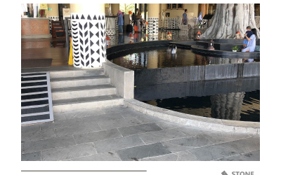 Bali Grey Basalt Create Outstanding Durable Pavers at Baobab Safari Resort