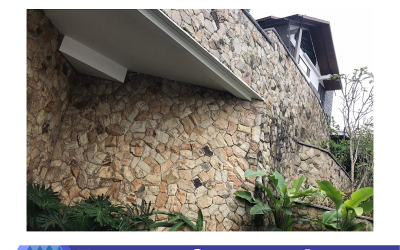 The Tropical Place with Golden Palimo Sandstone