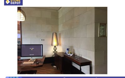 A Classic White Limestone Minimalist Masterpiece