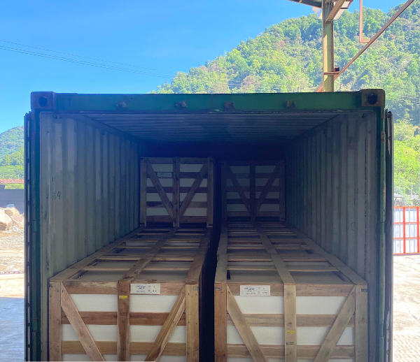 Sandstonetiles By Stone Depot Ships Green Sukabumi Stone 1×20 Feet Container To Valencia Port, Spain